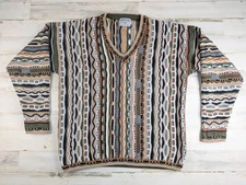 Tosani Sweater Mens 3XLT Tall 3D Knit Biggie Crosby Coogie Style Made In Canada