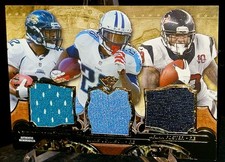 2013 Topps Triple Threads #TTRT-JJF Foster/Jones-Drew/Johnson Relic Combos #5/9