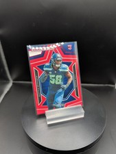 2023 Panini Rookies & Stars Derick Hall 130 RC Rookie Red Parallel Seahawks
