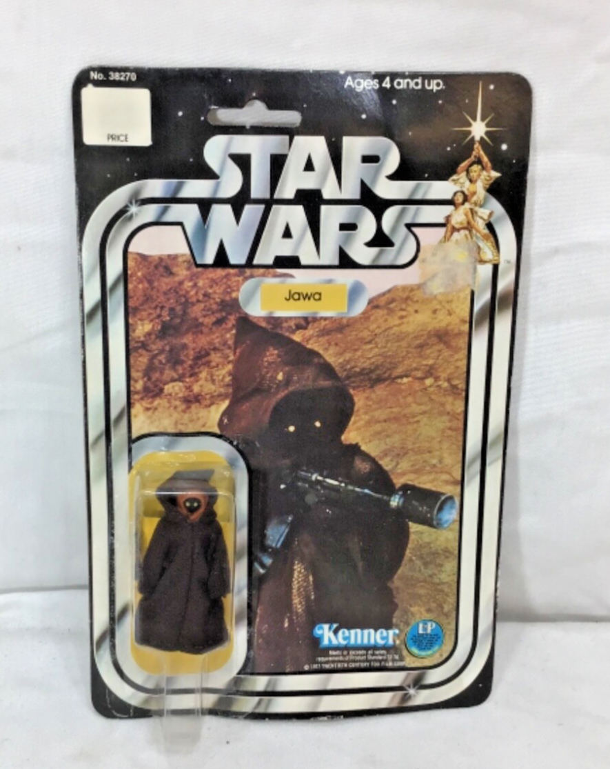 1978 Vintage Star Wars Jawa Figure 12 Back Cardback MOC Sealed
