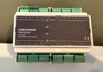 Crestron DIN-BLOCK DIN Rail Cresnet Distribution Block 5453