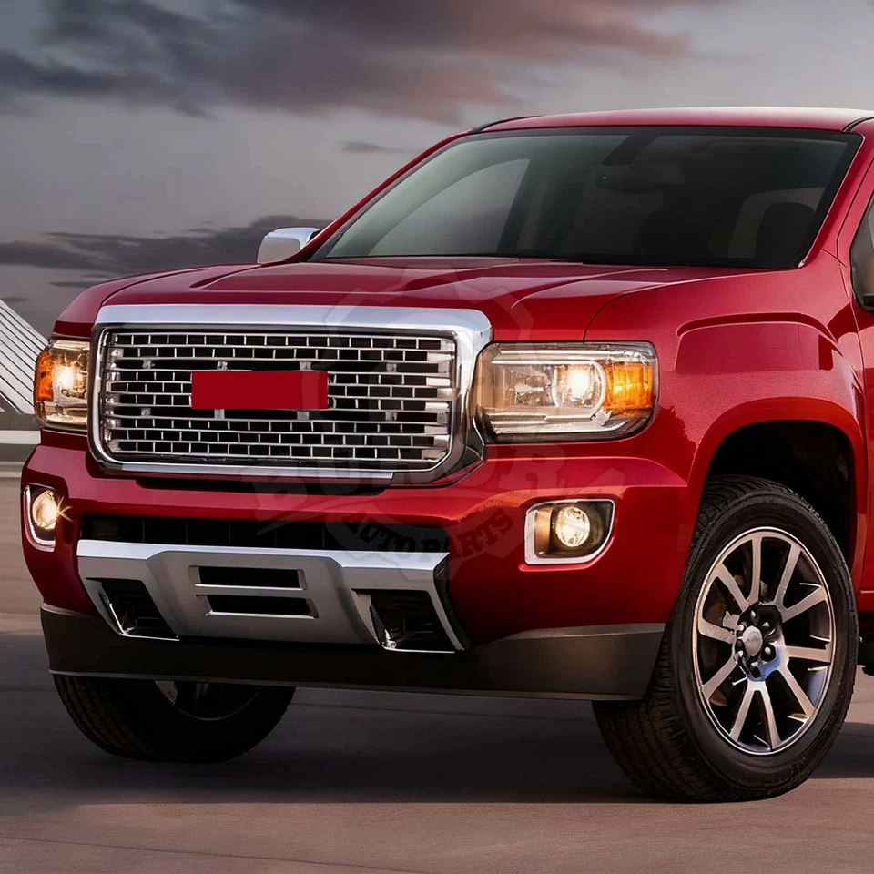 Хромированная верхняя решетка радиатора переднего бампера для GMC Canyon Denali 2015-2020 годов выпуска 84733974 - Изображение 2 из 4
