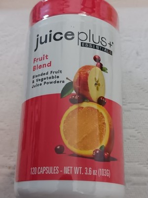 JUICE PLUS+ ESSENTIALS FRUIT BLEND JUICE POWDERS 120 CAPSULES EXP 05/2027 NIB