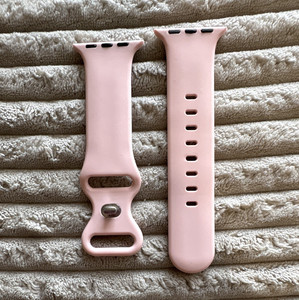 Pink Silicone Replacement Strap Band for Apple Watch Smart Watch