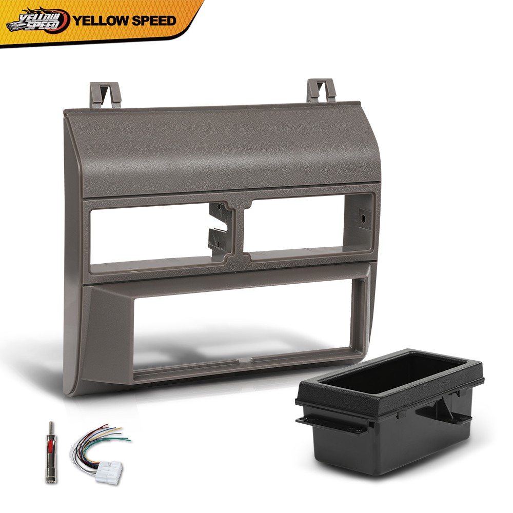 Fit For 88-94 Chevy GMC Trucks Radio Single Din Dash Kit Pocket