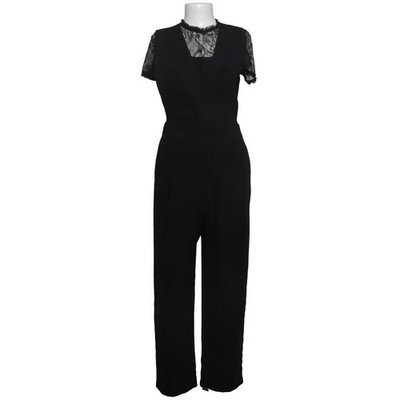 Zara Basic Collection, Jumpsuit, Größe: L, Schwarz, Polyamid, Einfarbig #Can