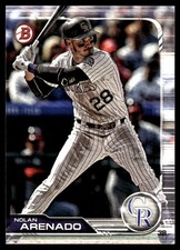 Nolan Arenado 2019 Bowman #22 Colorado Rockies FREE SHIPPING AutographDen