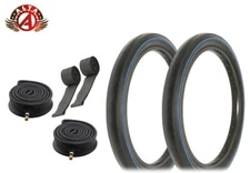 Alta Tires 20 x 2.125 Black Blue Line R-4Heavy Duty Tubes,  Strips,