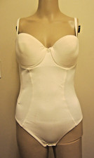 LA PERLA Off-White Vintage Convertible/Adjustable Thong Bodysuit Size 36C