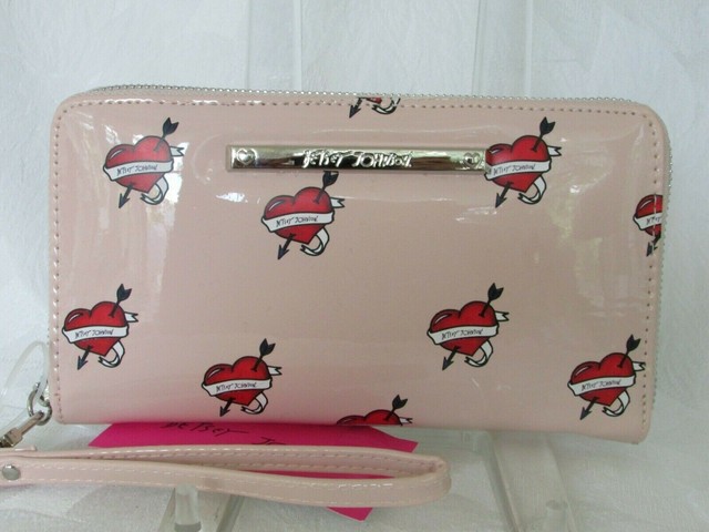 betsey johnson wristlet purses