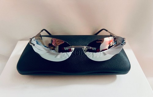 BALENCIAGA GLASANT 0179 Ruthenium Silver Mirrored Fashion Sunglasses BB0179S 002 - Picture 3 of 11