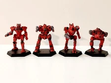 Battletech Inner Sphere Striker Lance Set Of 4 Painted By Pizzazz 