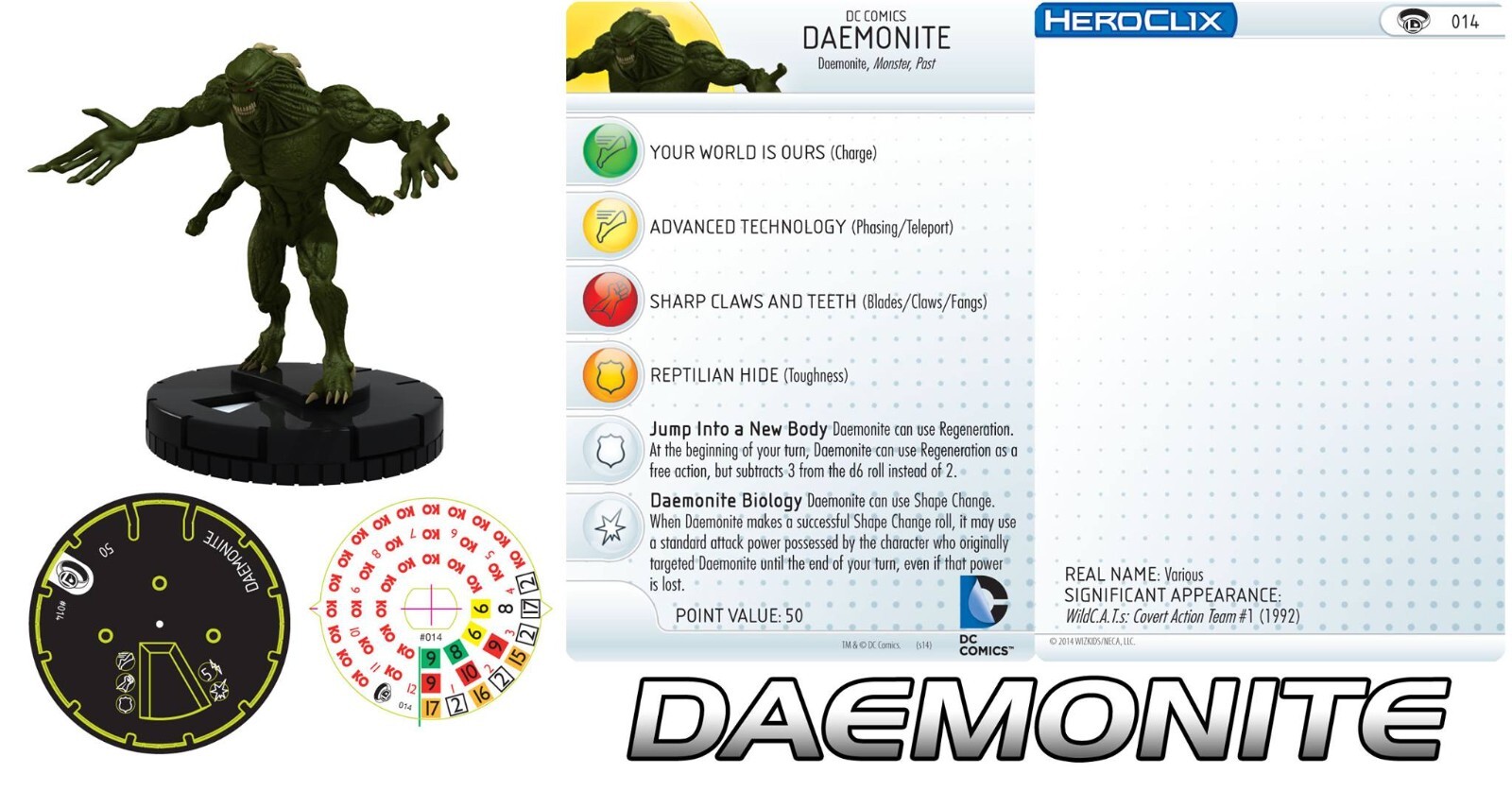 DAEMONITE #014 Superman and the Legion of Super-Heroes DC HeroClix | eBay