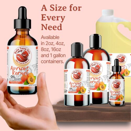 Organic Apricot Kernel Oil - 4oz | Cold-Pressed Oil for Skincare, Haircare & DIY - Picture 8 of 8