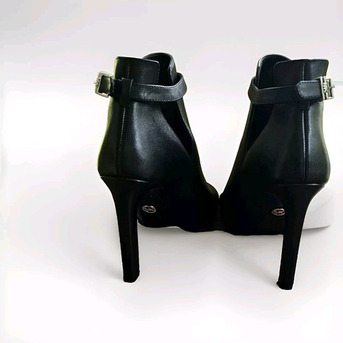 MICHAEL Michael Kors Womens Lawson Open Toe Stiletto Booties Black SZ 7m New - Picture 3 of 15