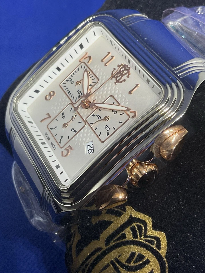 Roberto Cavalli Swiss Made Tonneau mod 03839 Reloj Pulsera Hombre’s Foto 3 de 4