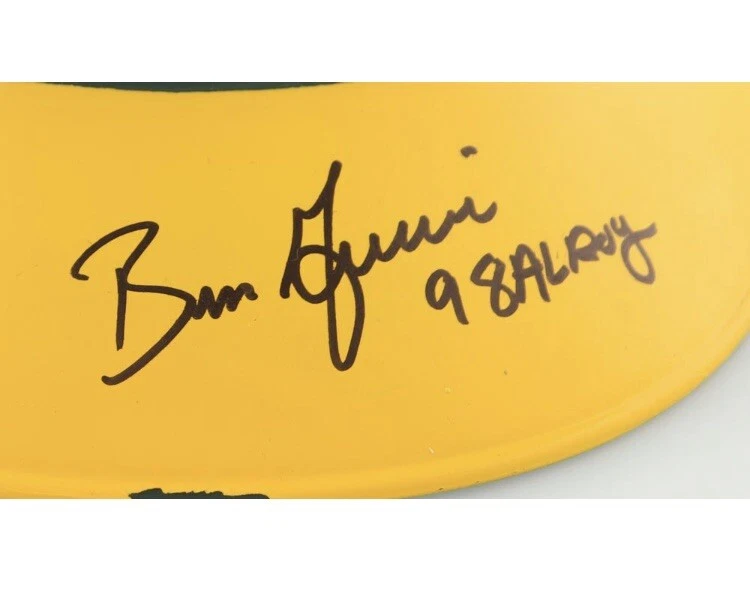 Ben Grieve Signed Athletics Batting Helmet Inscribed "98 AL ROY" (Schwartz) - Image 2 of 4