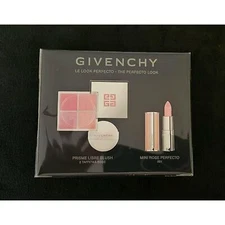 NEW Givenchy Le Look Perfecto Prisme Libre Mini Rose Set Shade 2 Blush Lip 001
