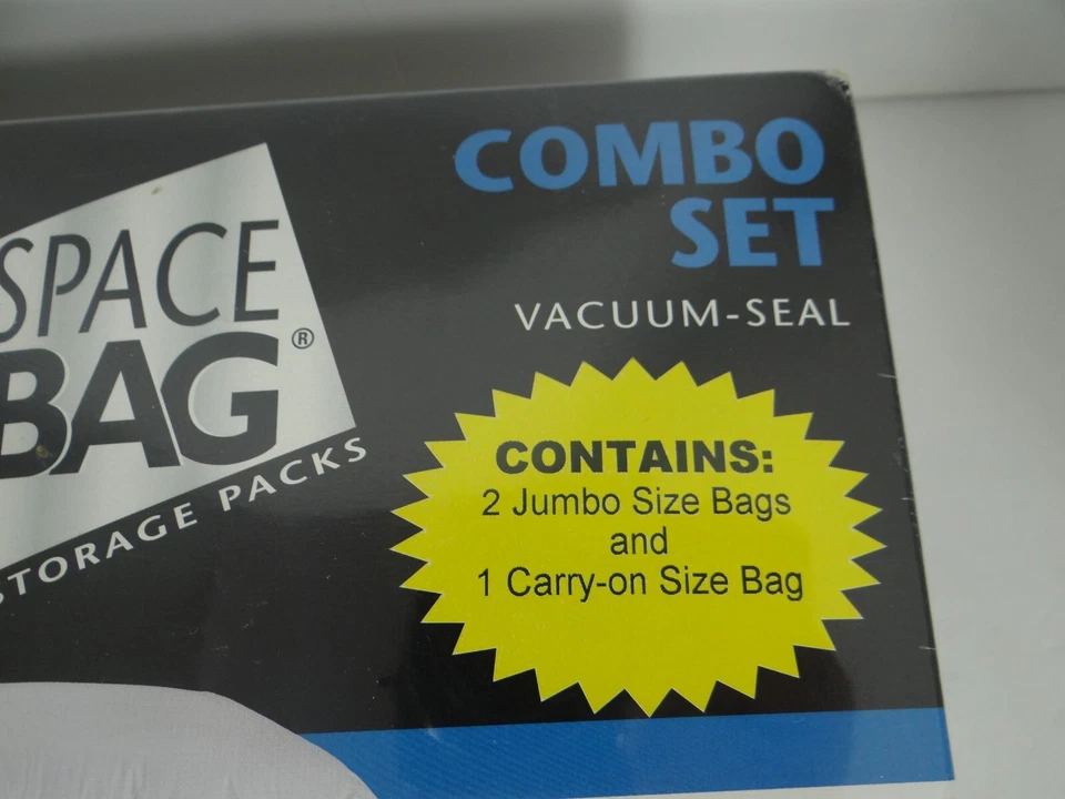 Paquetes de almacenamiento Space Bag nuevos grandes y combinados Jumbo Equipaje de mano Foto 2 de 4