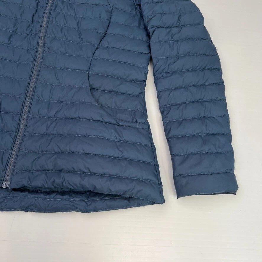 Chaqueta Lululemon Mujer 10 Plumón de Ganso Puffer Edredón Capucha Embalable Cremallera Abrigo Core Ex Foto 4 de 4