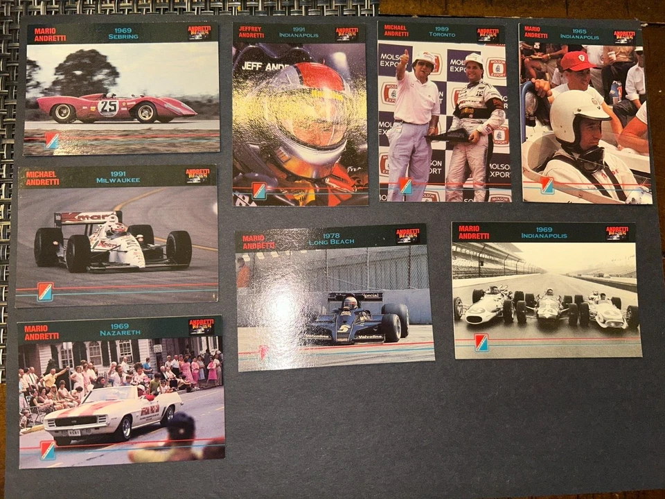 1992 COLLECT-A-CARD ANDRETTI RACING TRADING CARDS YOU CHOOSE DISCOUNTS FS - Image 4 of 4
