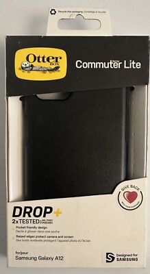 Otterbox Commuter Lite Series Case For Samsung Galaxy A12 - Black