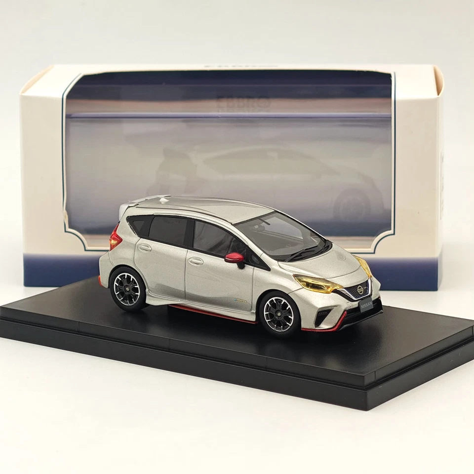 1/43 EBBRO 45440 NISSAN NOTE e-POWER NISMO 2017 Silver Resin Model Car - Image 2 of 4