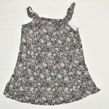 Loft Women's Shift Dress Floral Sleeveless Rayon Multicolor Plus Size 16/18