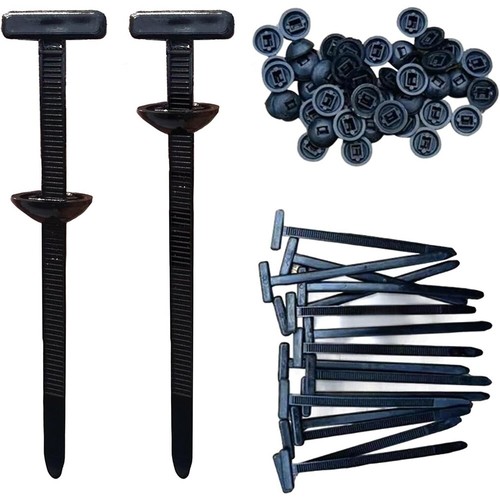 Nylon Universal Cable Tie Buckle, Heavy Duty Self-Locking Nylon Zip Ties Holder - Photo 9/15