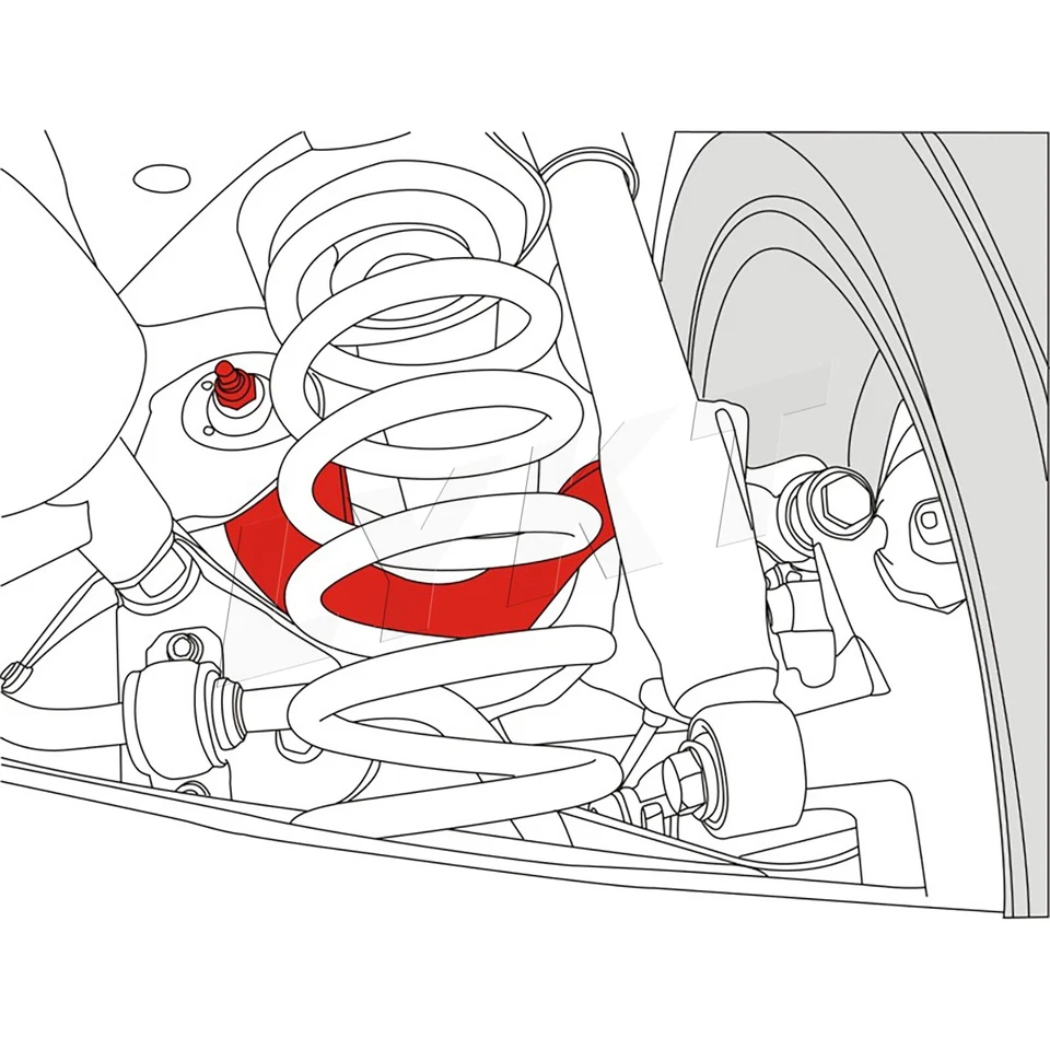 LYKT 2pcs Adjustable Arms Rear Camber Kit for Land Rover Discovery Sport 15-24 — 第 2/4 张图片