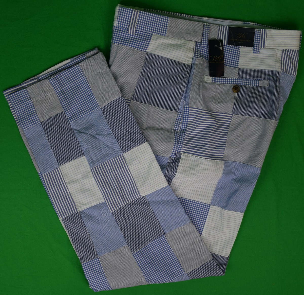 セール　BROOKS BROTHERS 346 チェックパンツ W33 Brooks Brothers 
