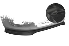 Cup Spoiler Lippe Front Carbon Look für Fiat Panda 3 (Typ 312/319) CSL753-C