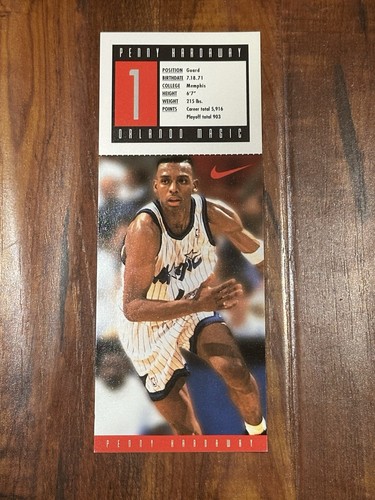 Rare 1997 Anfernee Penny Hardaway Nike Air Penny Promo Card in Original Sleeve - Picture 3 of 8