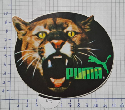 Aufkleber / Sticker ''PUMA'', 80er Jahre