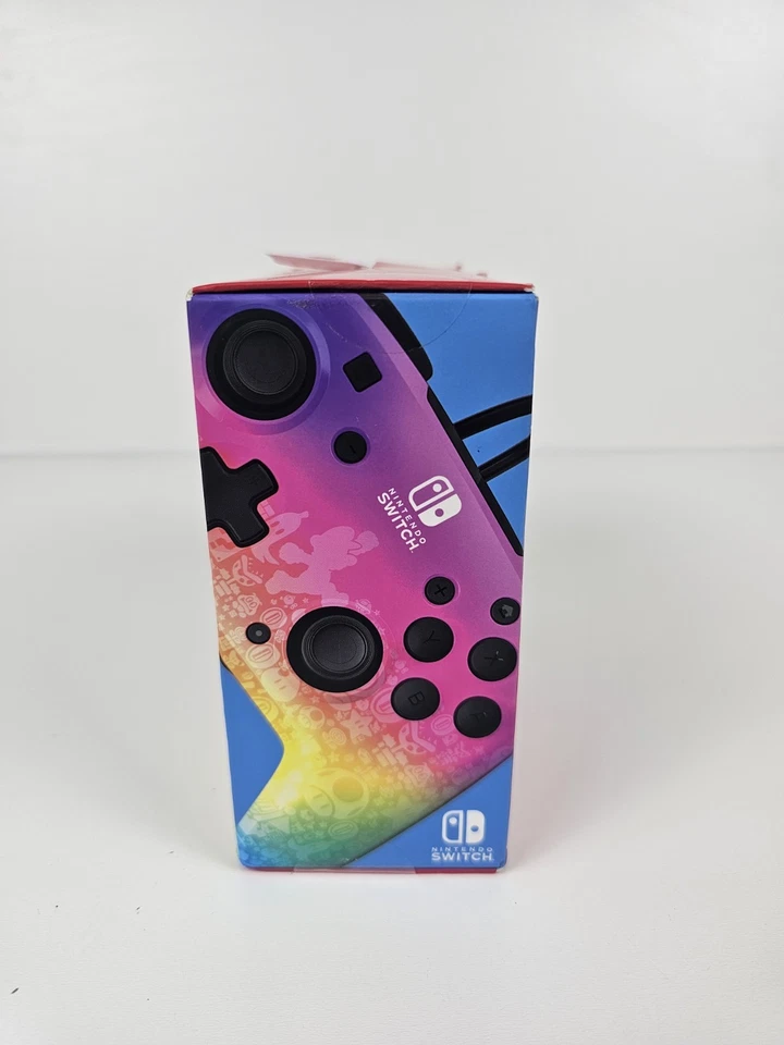 Super Mario PDP Rematch Star Spectrum Wired Controller Nintendo Switch NEON PINK - Image 4 of 4