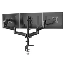 HUANUO Triple Monitor Mount for 17 to 32 inch Screens, Gas Springs Adjustment
