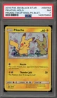 Pokemon Pikachu Team UP Blister Pk. Black Star Holo Promo SM162 PSA 7