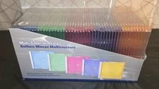Verbatim 94178 CD DVD Multi-Color Slim Cases 50 Pack - New