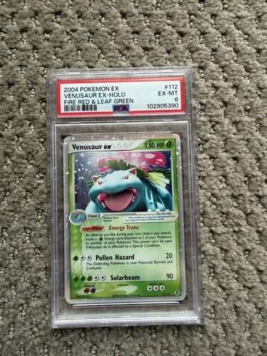 Venusaur EX Holo PSA 6 112/112 Fire Red Leaf Green