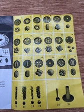 Sawa 2000 Deluxe Cookie Press PARTS ONLY Replacements Discs