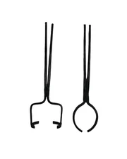 4KG-8Kg Crucible Tongs Set for Melting Metal, Foundry Casting Tools Lifting a...