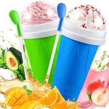 Tgosomt Slushy Cup, TIK TOK Frozen Magic Slushie Maker Cup Squeeze,Ice Cream ...