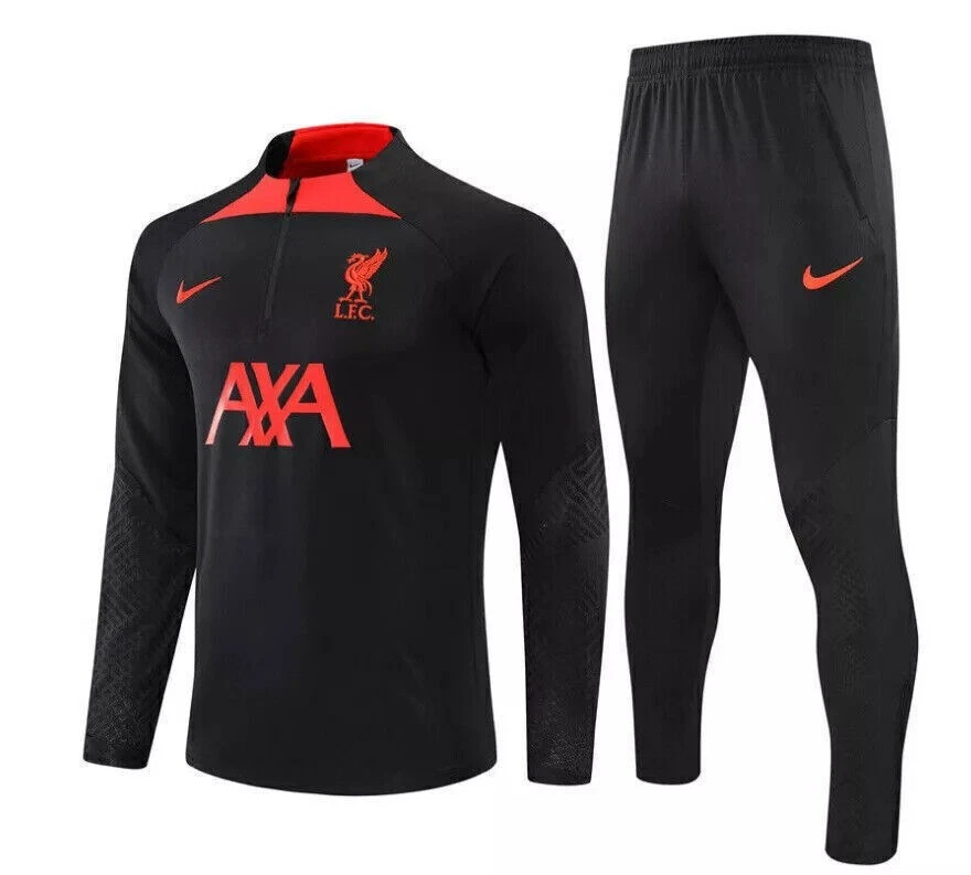 Kids Boys Mens Half Pull Football SportWears Tracksuit Tops Bottoms Training Set - Image 3 of 4