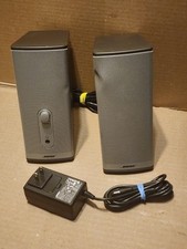 BOSE COMPANION SERIES II COMPUTER MULTIMEDIA SPEAKER SYSTEM W/AC POWER  CABLE