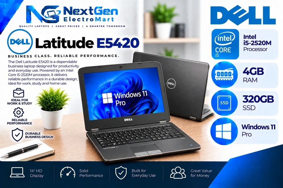 Dell Latitude E5420 · i5-2520M · 4GB · 320GB, photo 1 of 5