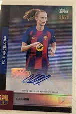 Graham /75 Auto Topps Team Set Fc Barcelona 2025/26