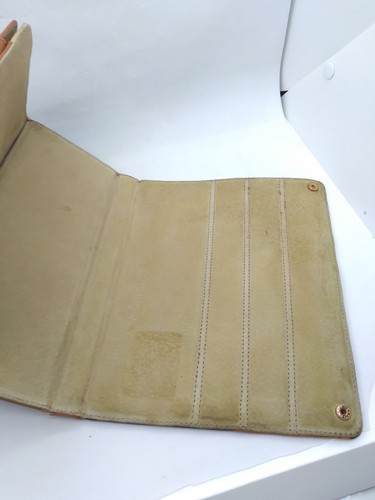 Tory Burch Brown Leather Robinson iPad Tablet Case READ Description - Picture 9 of 13