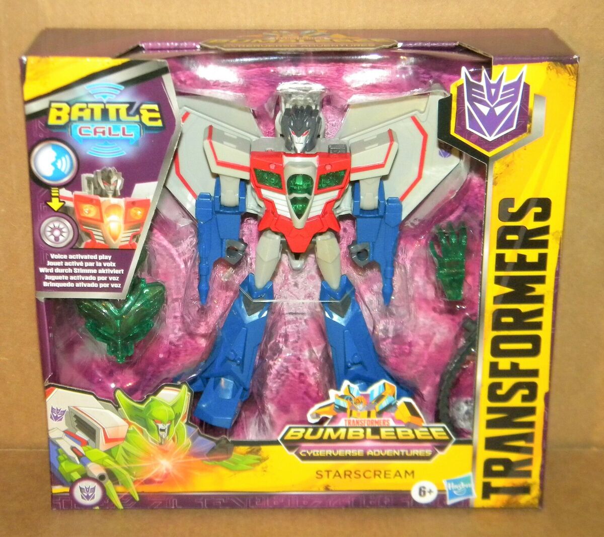 Transformers Cyberverse Adventures Battle Call Starscream - Trooper Transformers Cyberverse Adventures Battle Call Starscream - Trooper