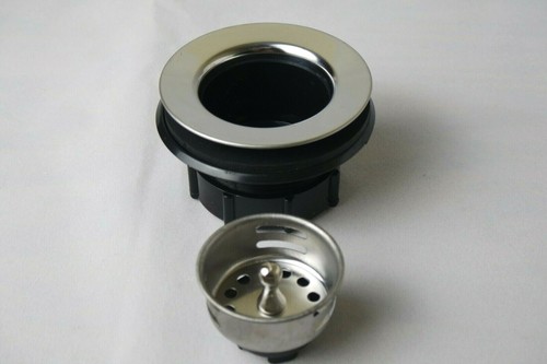 APEX RV 2 1/2" Inch SINK STRAINER ASSEMBLY Stainless Steel for RV, Camper Marine - Bild 4 von 8