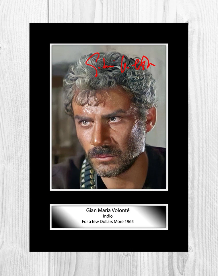 ENGRAVIA DIGITAL Gian Maria Volonte Indio A Fist full of Dollars Film poster choice of frame